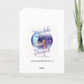 Giraffe Vakantie Kaart - Oerwoud Leuke Kerst Kaart (Achterkant)