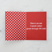 Giraffe Valentijnsdag Kaart (Binnen)