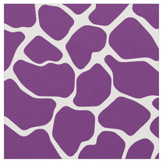 Giraffe van African Violet Safari Stof (Close Up)