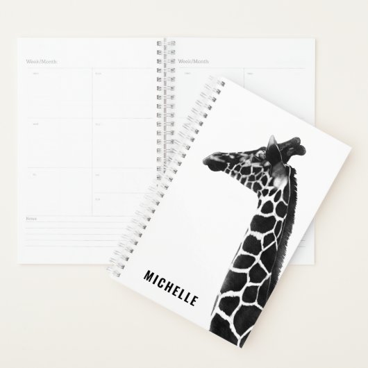 Giraffe van Charcoal Sketch Planner (Display)