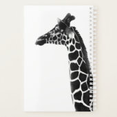 Giraffe van Charcoal Sketch Planner (Achterkant)