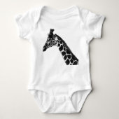 Giraffe van Charcoal Sketch Romper (Voorkant)