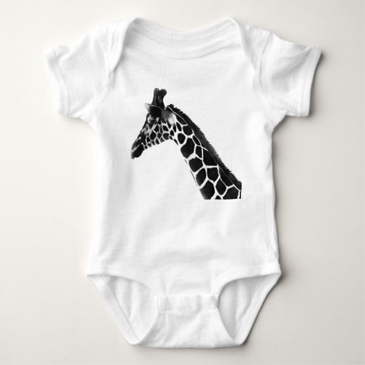 Giraffe van Charcoal Sketch Romper (Voorkant)