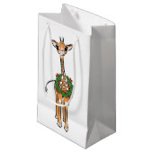 Giraffe van de baby - grof en helder klein cadeauzakje (Voorkant Gekanteld)