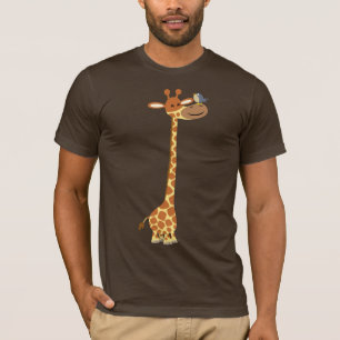 Giraffe van de cartoon en T-shirt van de Friend