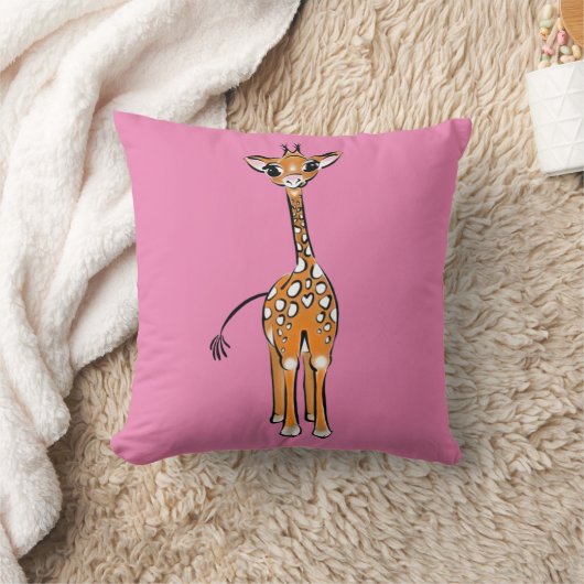 Giraffe van de Cute Baby, safari Kussen (Deken)