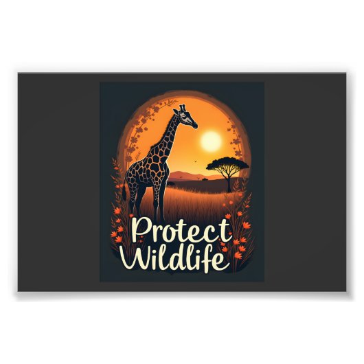 Giraffe van de Savannah Tank Top Foto Afdruk (Voorkant)