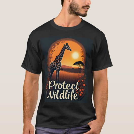 Giraffe van de savanne tanktop (Voorkant)