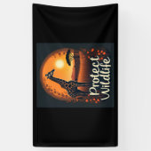 Giraffe van de Savanne Tanktop Spandoek (Verticaal)