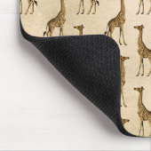 Giraffe van dierlijke afdruk Stijlvol Trendy Cute Muismat (Hoek)