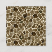 Giraffe van het Baby shower van het luidere Raffle Informatiekaartje (Achterkant)