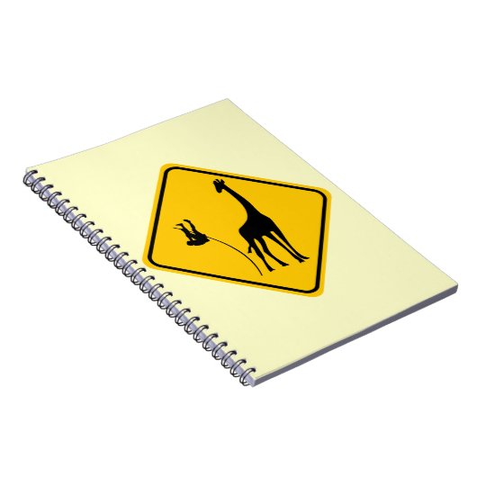 Giraffe Vaulting Notitieboek (Rechterzijde)