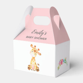 Giraffe Ventilator (Baby shower Meisje / Verjaarda Bedankdoosjes