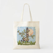 Giraffe verbergen tote bag (Voorkant)