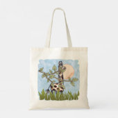 Giraffe Verbergt Tote Bag (Achterkant)