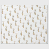 Giraffe, Verjaardag, Kerstmispartij, Verpakkend Do Cadeaupapier (Vlak)
