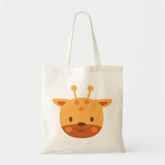 Giraffe Verjaardag Kinder Kunst Tote Bag (Voorkant)