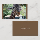 Giraffe Visitekaartjes (Voorkant / Achterkant)