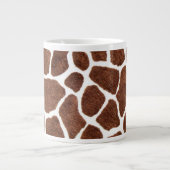 Giraffe vlekken grote koffiekop (Voorkant)