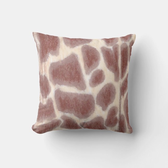 Giraffe Vlekken Patroon Decoratieve Kussens (Voorkant)