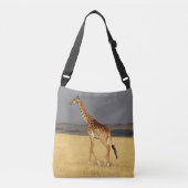 Giraffe volledig lichaam Afrikaanse dieren Crossbody Tas (Voorkant)