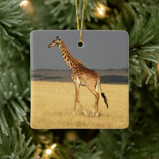 Giraffe volledig lichaam Afrikaanse dieren Keramisch Ornament (Boom)