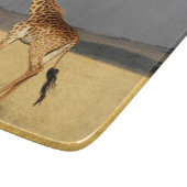 Giraffe volledig lichaam Afrikaanse dieren Snijplank (Hoek)