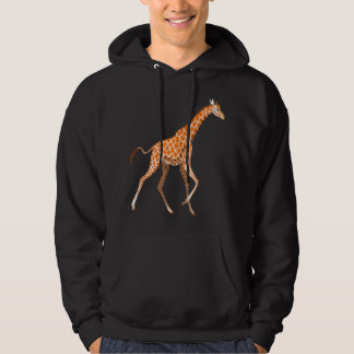 Giraffe (volledig lichaamsontwerp) Mannen, vrouwen Hoodie