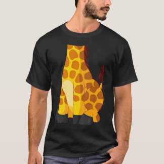 Giraffe Volwassen Kinder Mannen Vrouwen Giraffe Ko T-shirt