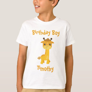 Giraffe voor Birthday Boy T-shirt