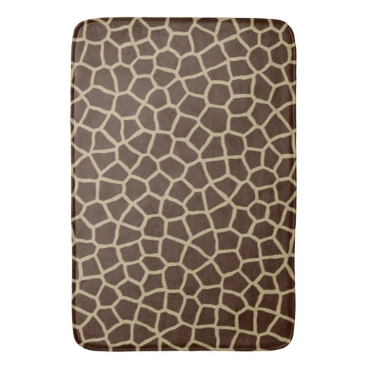 Giraffe voor bontpels, badmat (Voorkant Verticaal)