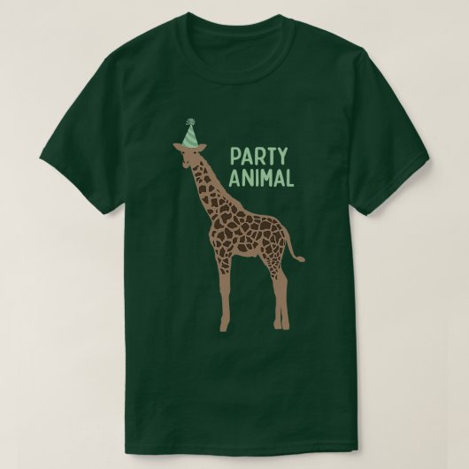 Giraffe voor dierlijke Giraffe T-shirt (Design voorkant)