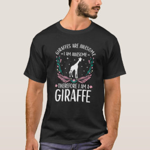 Giraffe voor Giraffe Safari Apparel Women G T-shirt