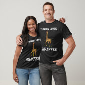 Giraffe voor jongens Kinder Mannen Giraffe T-shirt (Unisex)