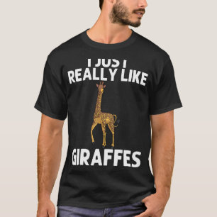 Giraffe voor mannen Kinder Tiener Giraffe T-shirt