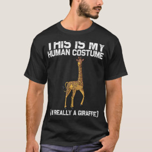Giraffe voor mannen Kinder Tiener Giraffe T-shirt