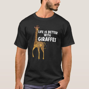 Giraffe voor mannen Kinder Tiener Giraffe T-shirt