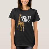 Giraffe voor mannen opa vader Giraffe dier 1 T-shirt (Voorkant)