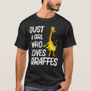 Giraffe voor meisjes Kind Wildlife Tallest Zoo An T-shirt