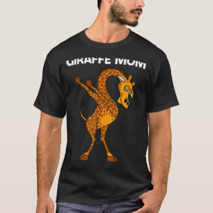 Giraffe voor moeder Safari Wild Zoo Animal T-shirt