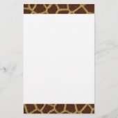 Giraffe voor ontwerp-fabriek briefpapier (Voorkant)
