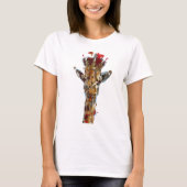 Giraffe voor T-shirt voor dames- (Voorkant)