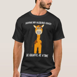 Giraffe voor vrouwelijke mama Safari Wildlife Anim T-shirt