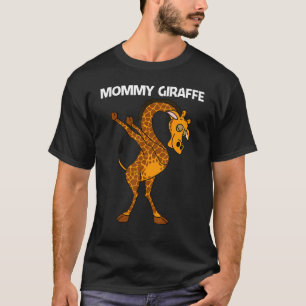 Giraffe voor vrouwelijke moeder Safari Wild Zoo An T-shirt