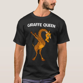 Giraffe voor vrouwelijke moeder Safari Wild Zoo An T-shirt