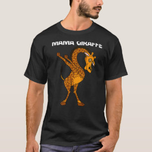 Giraffe voor vrouwelijke moeder Safari Wilde diere T-shirt