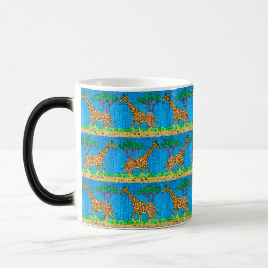 Giraffe - Vormveranderende mok (Links)