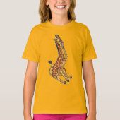 Giraffe Waffle-ijs T-shirt (Voorkant)