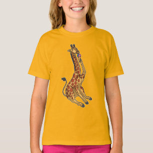 Giraffe Waffle-ijs T-shirt