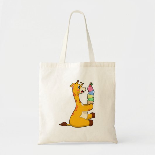 Giraffe Waffle-ijs Tote Bag (Voorkant)